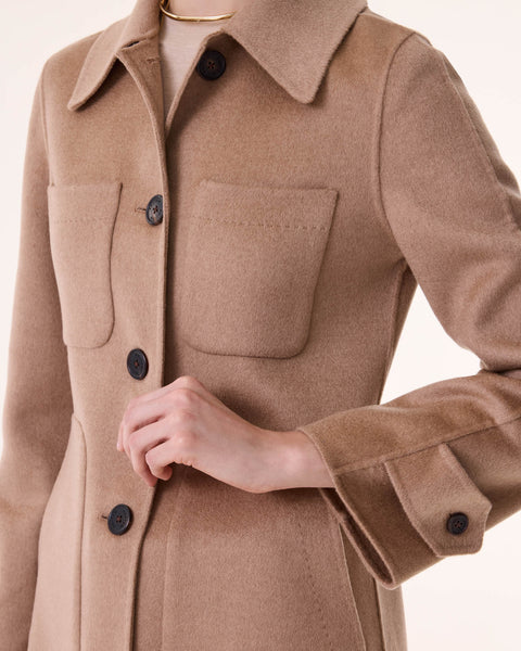 Manteau Montreal marron camelo - Image principale