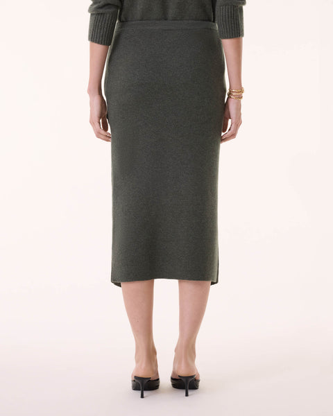 Skirt Solange Lacets dark khaki - Image principale