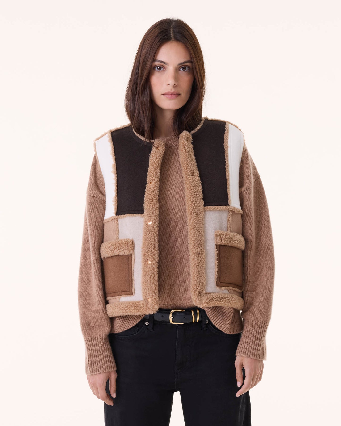 Gilet Janeta light camel
