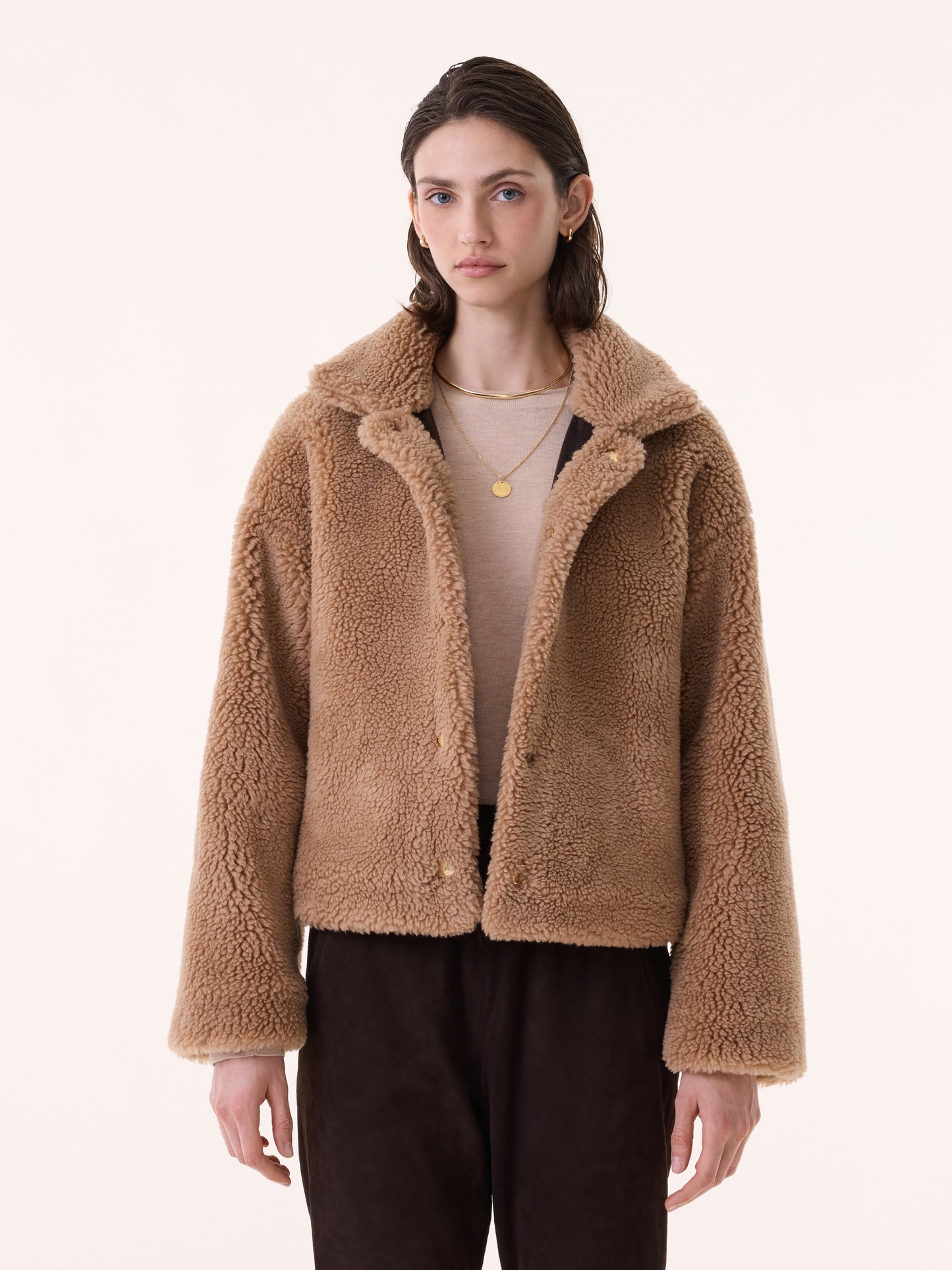 Veste Janet Patchwork light camel