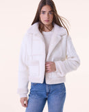 Jacket Janet Patchwork white