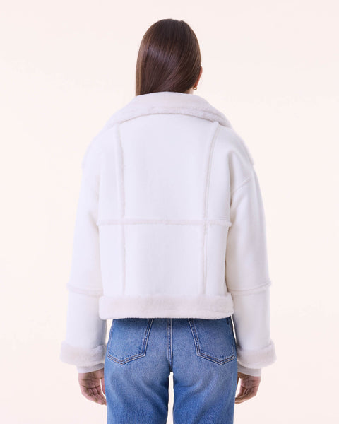 Veste Janet Patchwork blanc - Image principale