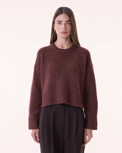 Sweater Pauly pecan brown - Image principale