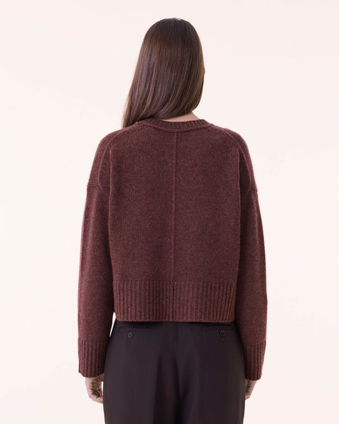 Sweater Pauly pecan brown - Image principale