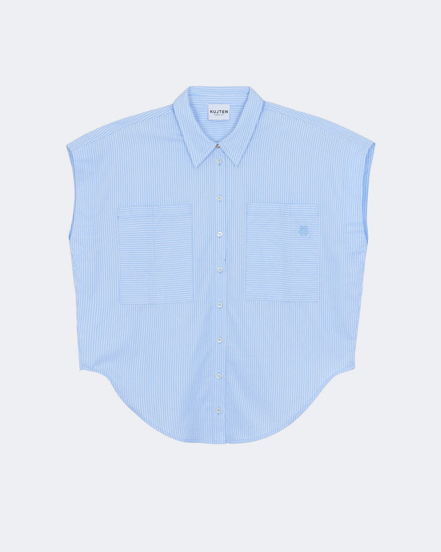 Shirt Spring blue white - Image principale