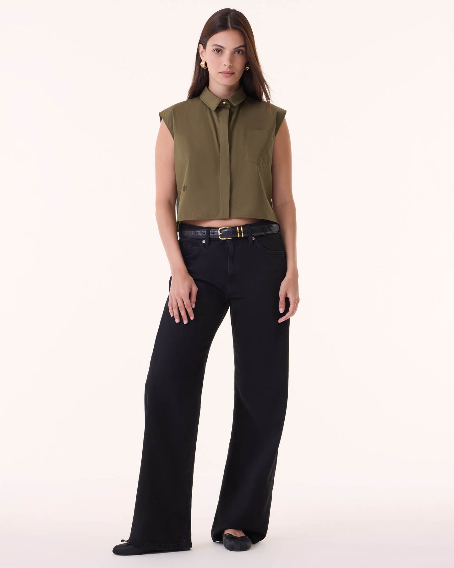 Shirt Summer dark khaki