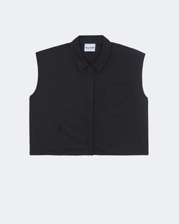 Chemise en coton noir pour femme - Kujten packshot