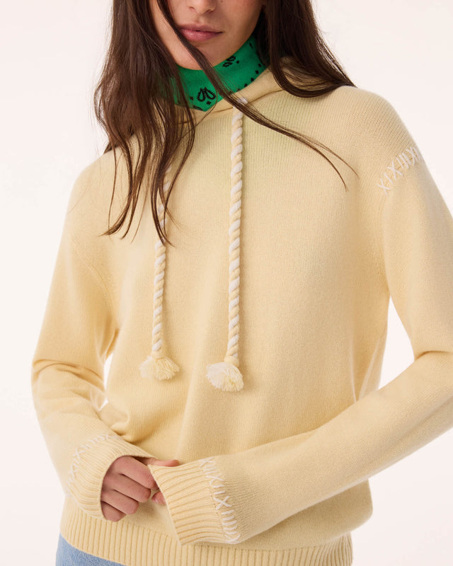 Pull Hoodie Bakia Bico anis - Image principale