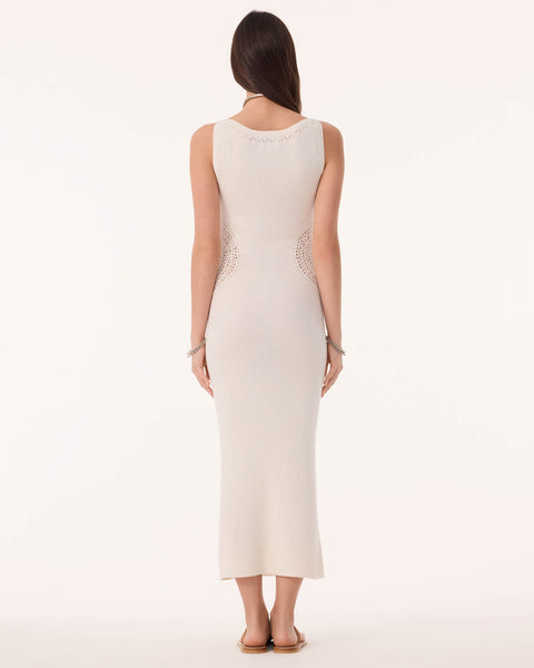 Robe Longue Zulema ecru - Image principale