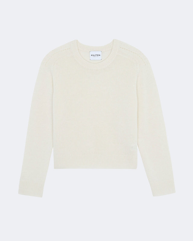 Pull Caroline Linws blanc - Image principale