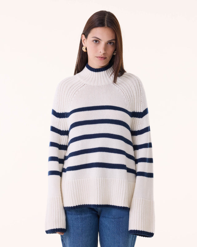 Pull Madge Marin blanc - Image principale