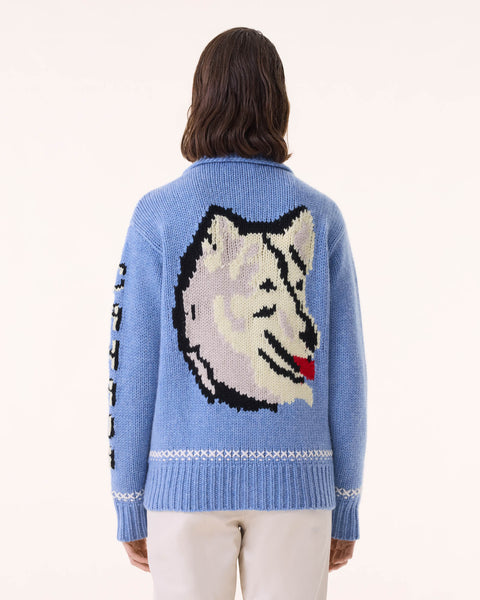 Preorder | Vest Peggy Dog Head steel blue - Image principale