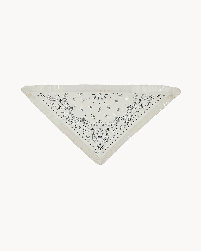 Châle Sohare Bandana blanc - Image principale