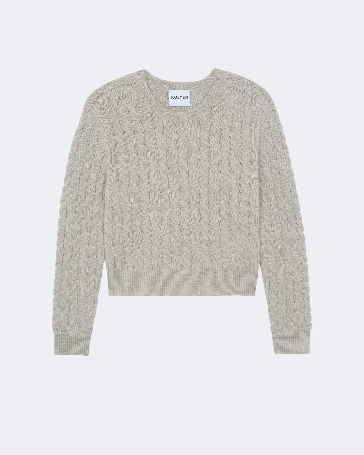 Caroline Cable Oat Sweater