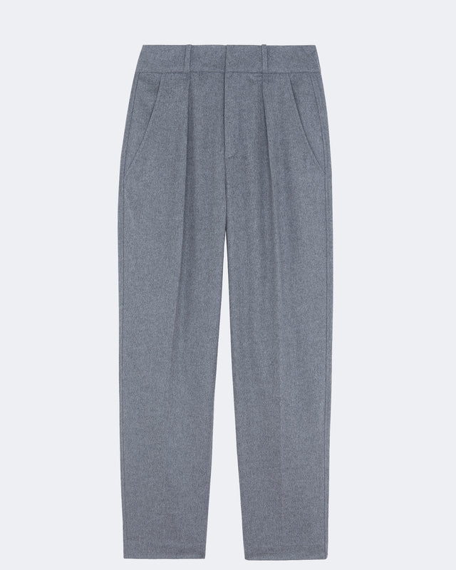 Pantalon Wantina gris flanelle - Image principale