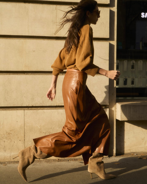 Jupe Pluma cognac - Image 3