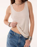 Tank Top Nael Linvi beige heather
