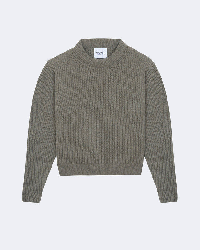 Pull Helvete kaki chiné - Image principale