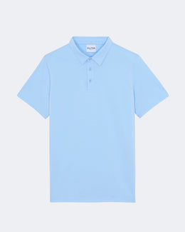 Sky blue Sasha polo shirt