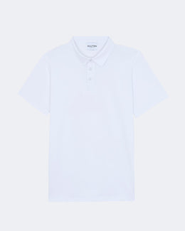 Sasha white polo shirt