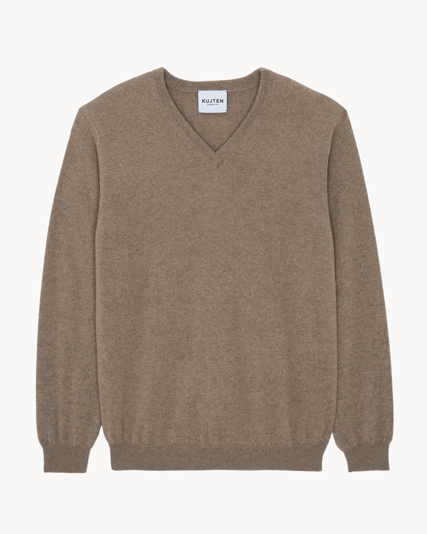Pull Vince beige taupe chiné