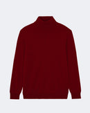 Pull en cachemire rouge pour homme - Kujten packshot