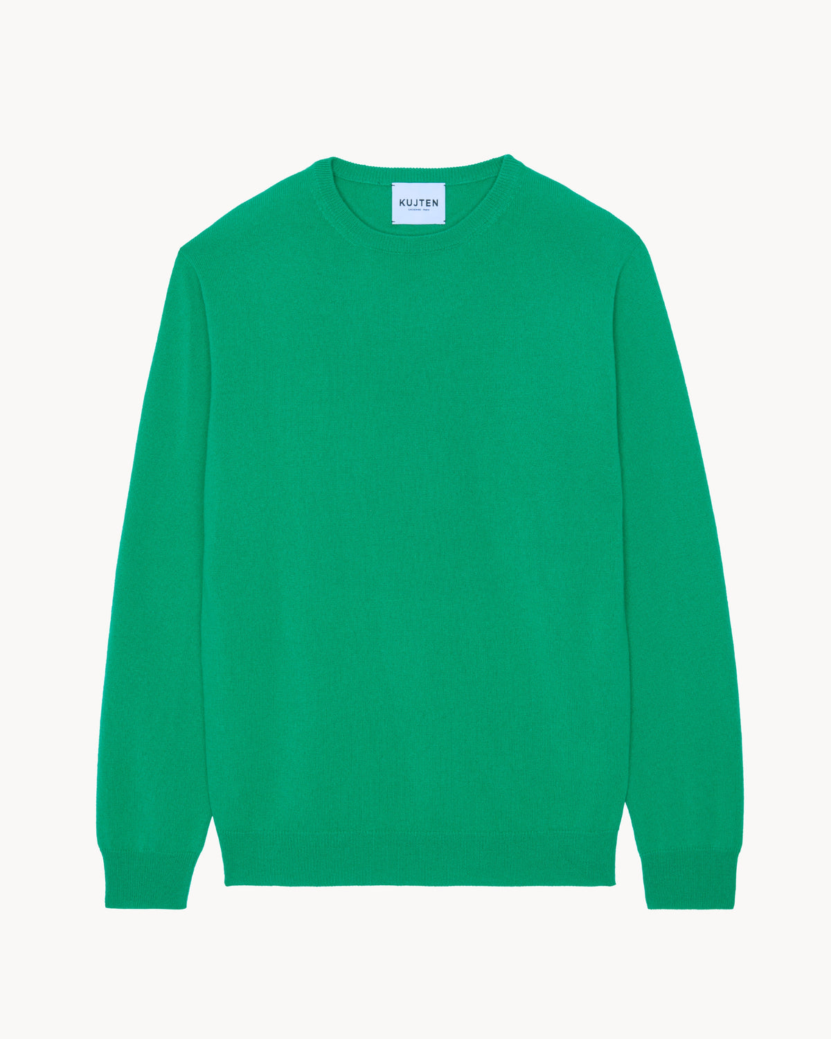 Pull en cachemire vert pour homme - Kujten
