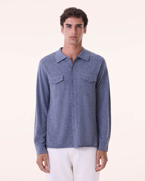 Chemise Julius gris flanelle - Image principale
