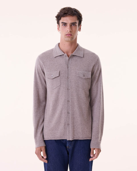 Shirt Julius taupe - Image principale