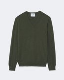 Pull en cachemire kaki pour homme - Kujten packshot