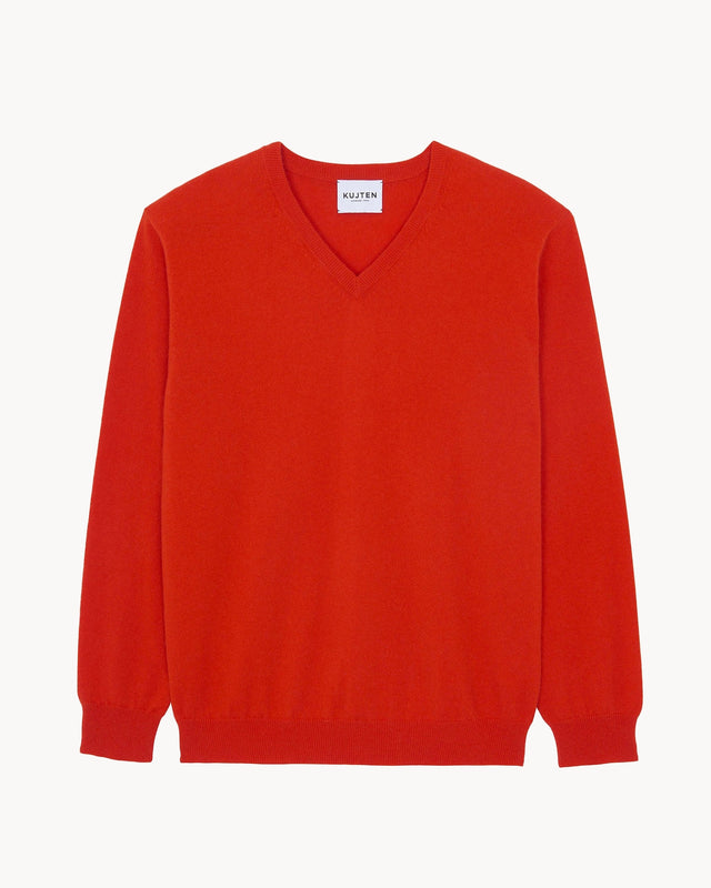 Sweater Vince red orange - Image principale