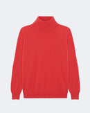 Pull en cachemire orange et rouge pour homme - Kujten packshot