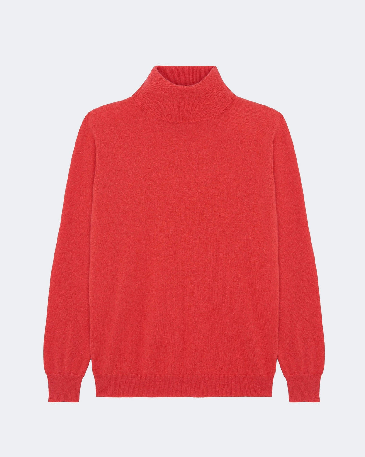 Pull en cachemire orange et rouge pour homme - Kujten packshot