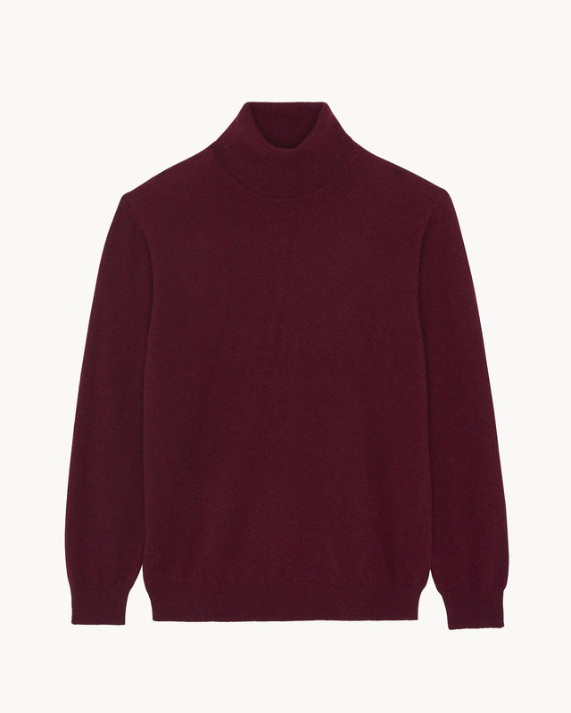 Sweater Raph burgundy - Image principale