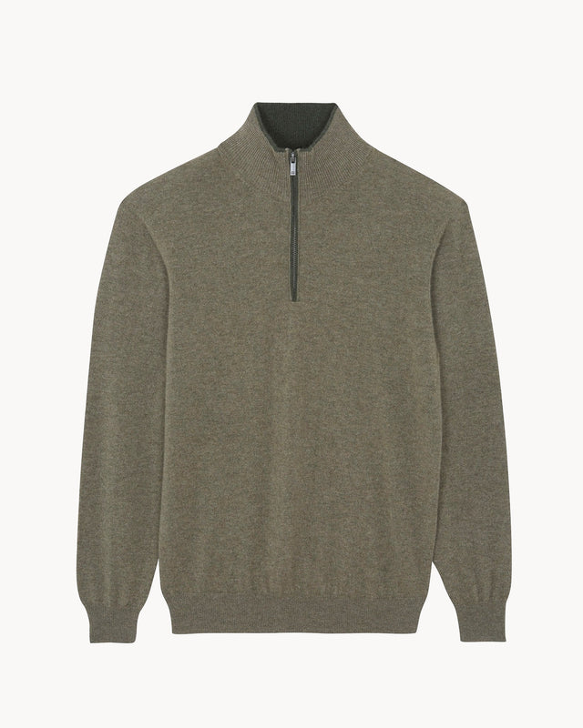 Pull Paul kaki chiné - Image principale