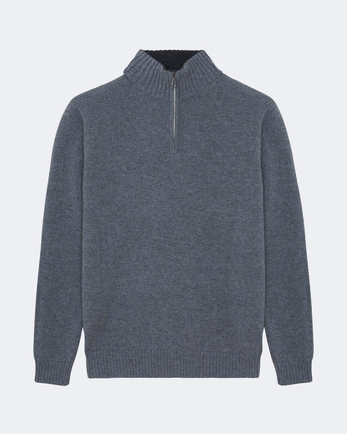 Pull en cachemire gris pour homme - Kujten packshot