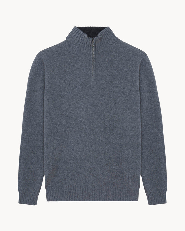 Pull Greg gris flanelle - Image principale