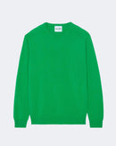 Pull en cachemire vert pour homme - Kujten packshot