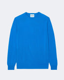 Pull en cachemire bleu pour homme - Kujten packshot