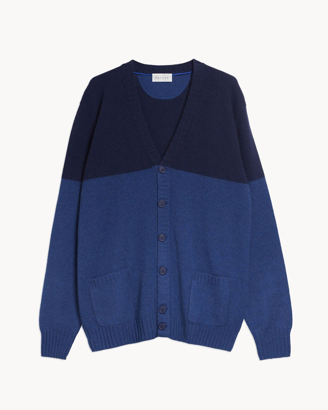 Cardigan Bazile marl blue - Image principale