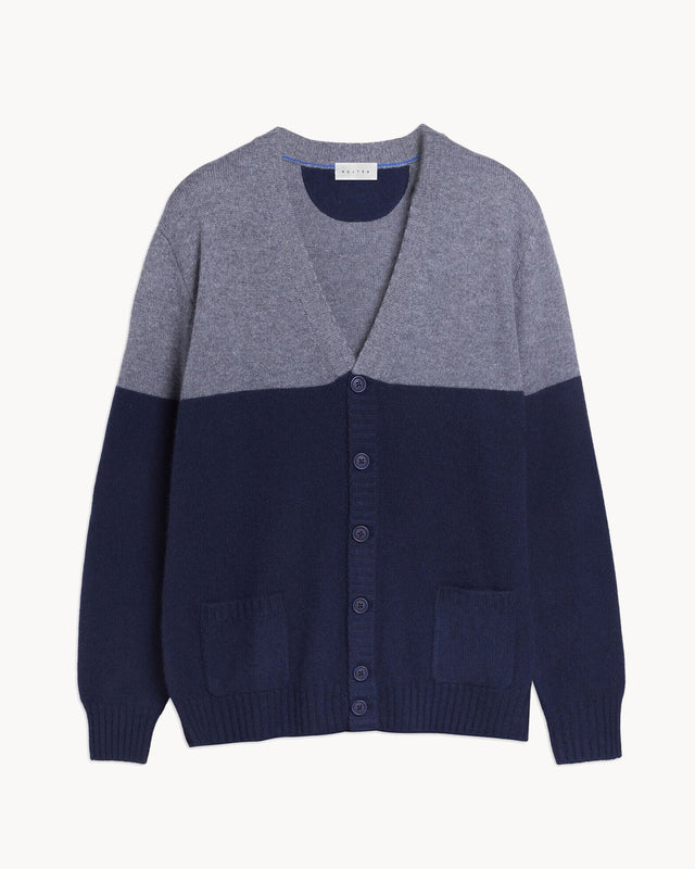 Cardigan Bazile navy blue - Image principale