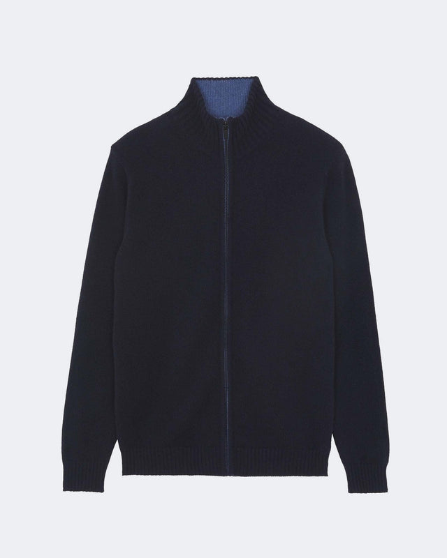 Gilet Rafy bleu marine foncé - Image principale