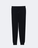 Jogging en cachemire noir pour homme - Kujten packshot