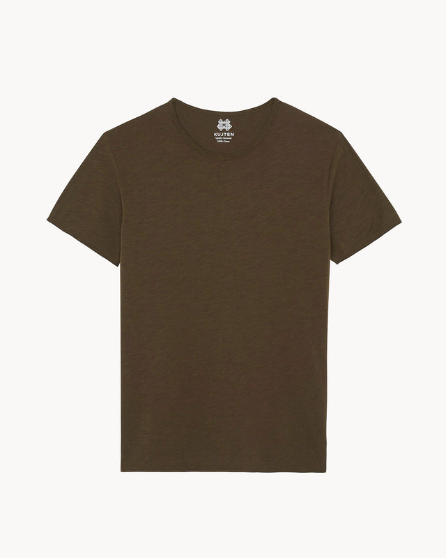 T-Shirt Clemi kaki foncé - Image principale