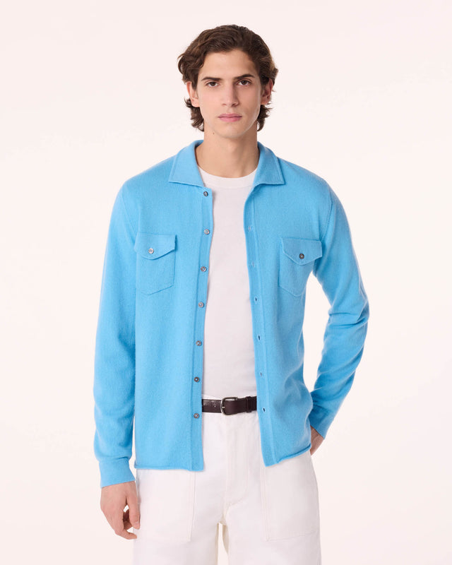 Chemise Julius bleu glacier - Image principale