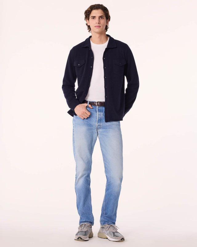 Chemise Julius bleu marine foncé - Image principale