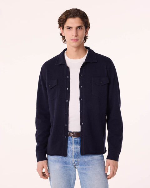 Chemise Julius bleu marine foncé - Image principale