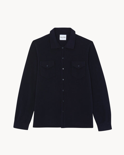 Chemise Julius bleu marine foncé - Image principale