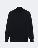 Pull en cachemire noir pour homme - Kujten packshot