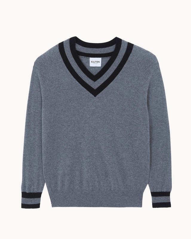Pull Illo gris flanelle - Image principale